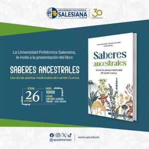 Afiche libro saberes ancestrales